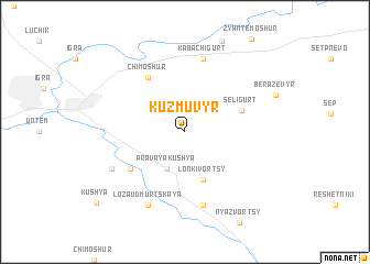 map of Kuz\