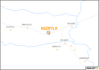 map of Kuz\