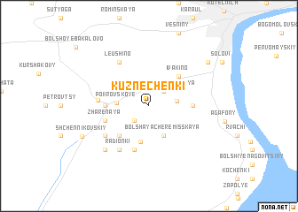 map of Kuznechenki