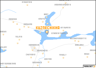 map of Kuznechikha