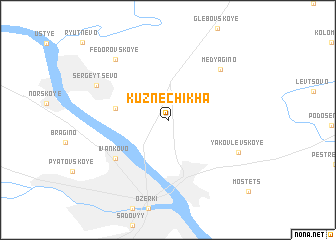 map of Kuznechikha