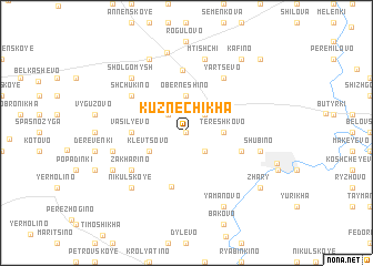 map of Kuznechikha