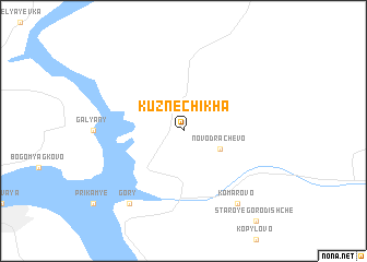 map of Kuznechikha