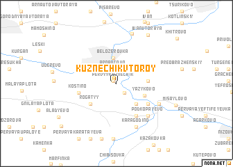 map of Kuznechik Vtoroy