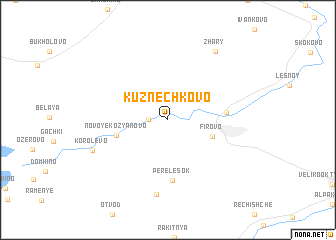 map of Kuznechkovo