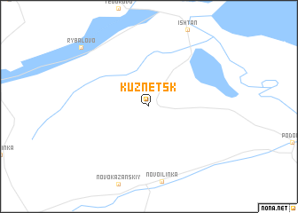 map of Kuznetsk