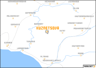 map of Kuznetsova