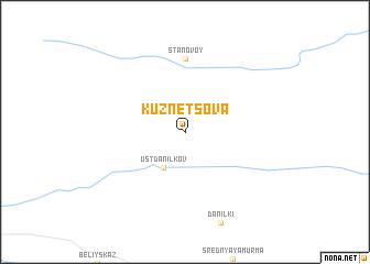 map of Kuznetsova