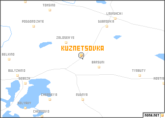 map of Kuznetsovka