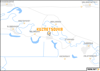 map of Kuznetsovka