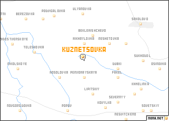 map of Kuznetsovka