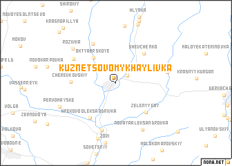 map of Kuznetsovo-Mykhaylivka