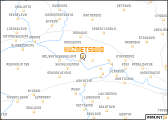 map of Kuznetsovo