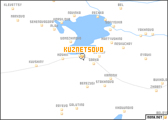 map of Kuznetsovo