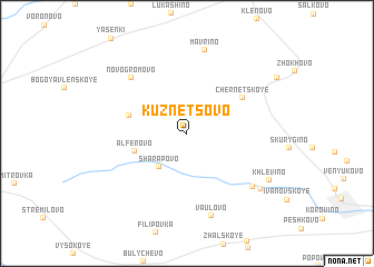 map of Kuznetsovo