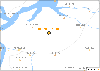 map of Kuznetsovo