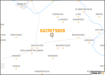 map of Kuznetsovo