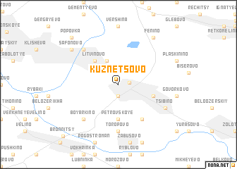 map of Kuznetsovo