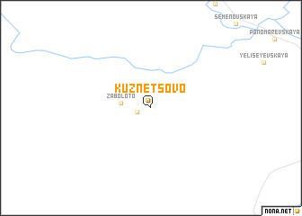 map of Kuznetsovo