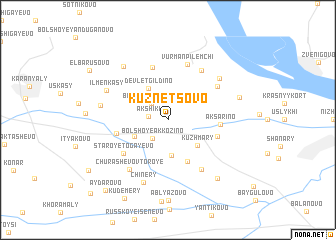 map of (( Kuznetsovo ))