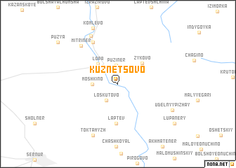 map of Kuznetsovo