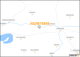 map of Kuznetsovo