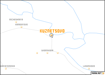 map of Kuznetsovo