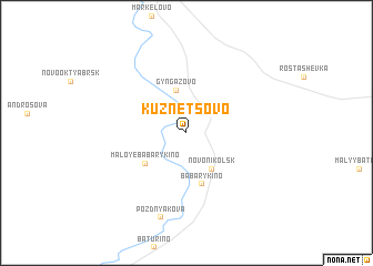 map of Kuznetsovo