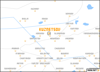 map of Kuznetsov