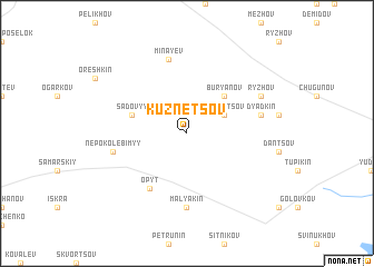 map of Kuznetsov