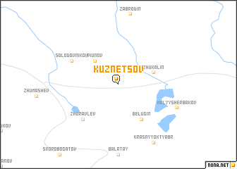 map of Kuznetsov