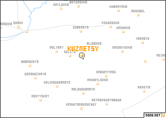 map of Kuznetsy