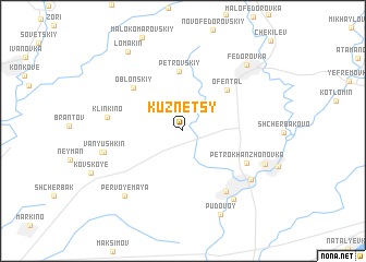 map of Kuznetsy