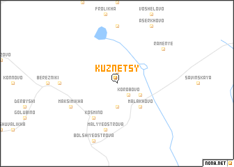 map of Kuznetsy