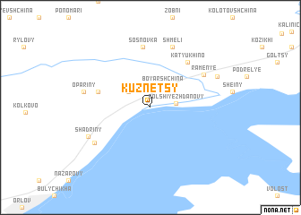 map of (( Kuznetsy ))