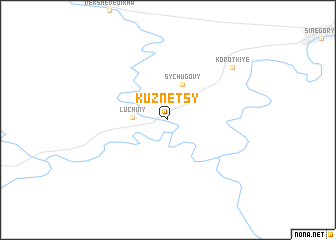 map of Kuznetsy