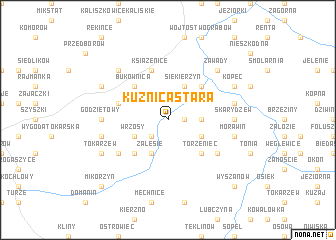 map of Kuźnica Stara