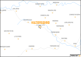 map of Kuzongqiao