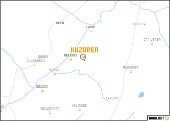 map of Kuzören