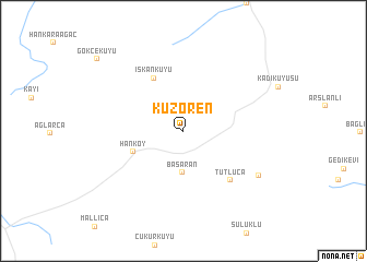 map of Kuzören
