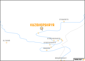 map of Kuzoverskaya