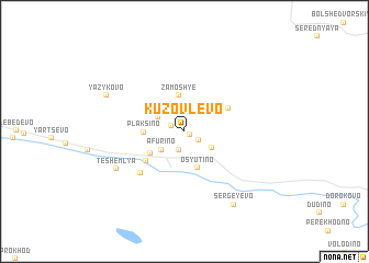 map of Kuzovlevo