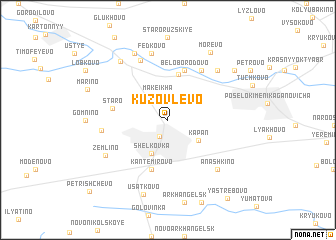 map of Kuzovlëvo