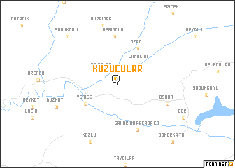 map of Kuzucular