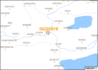 map of Kuzukaya