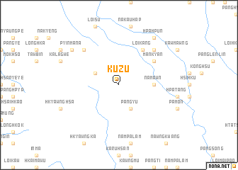 map of Ku-zu