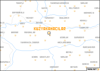 map of Kuzyakahacılar