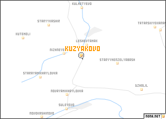 map of Kuzyakovo