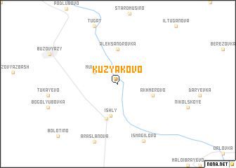 map of Kuzyakovo