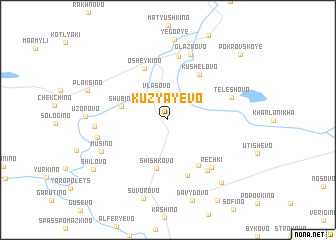 map of Kuzyayevo